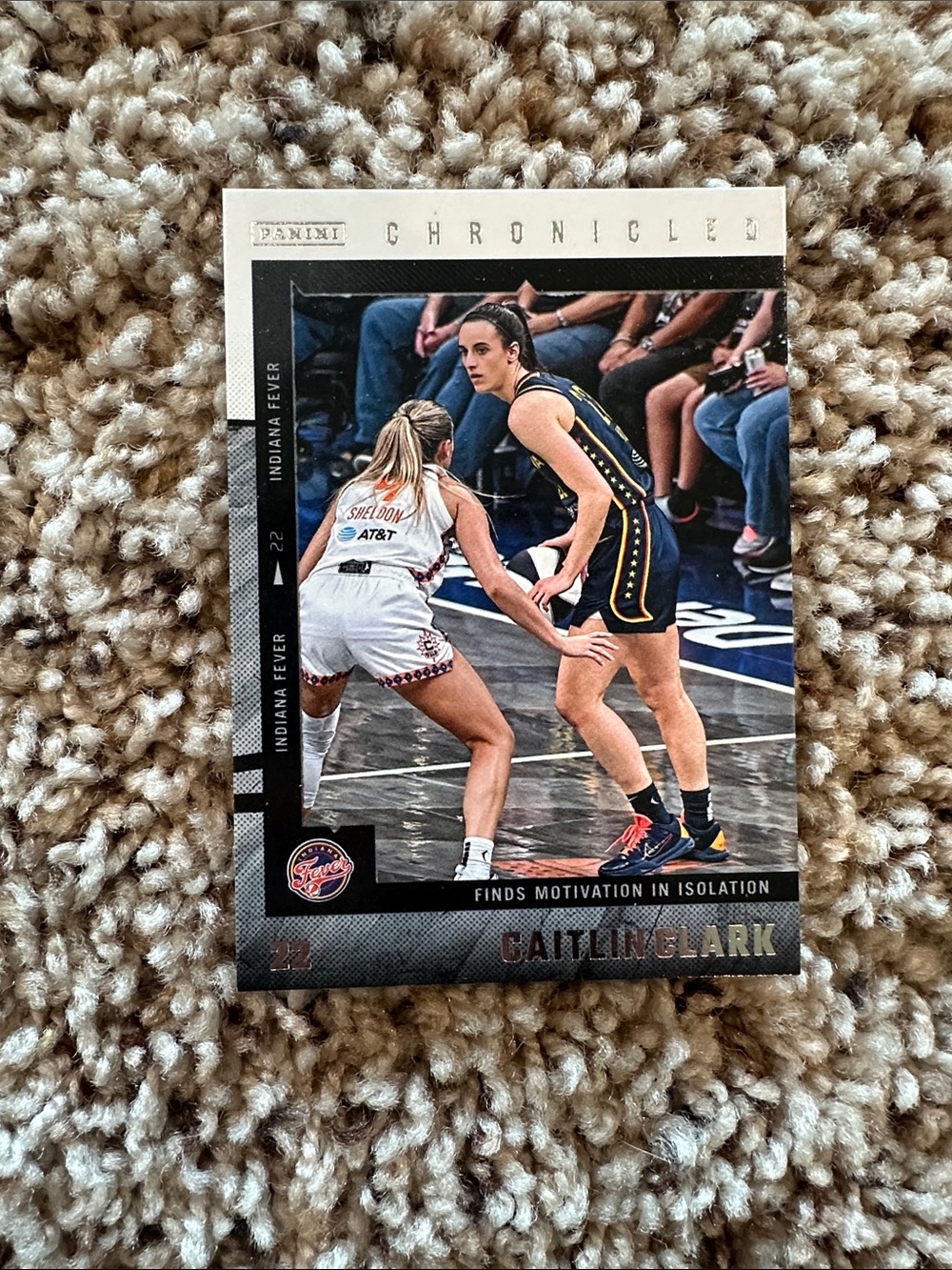 Panini Chronicle Caitlin Clark Basketball Trading Card - #47
